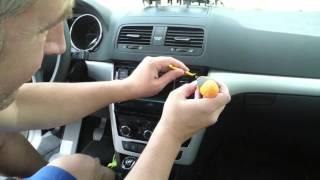 Skoda Yeti 2016 panel removed Amundsen Multimedia