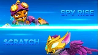 Skylanders Swap Force PVP - Spy Rise VS Scratch