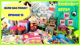 Blind Bag Friday! Ep. 15 Minecraft Kidrobot BFFS Tokidoki Neon Star Mario 3D World Chocolate Egg