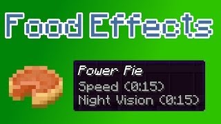 Minecraft - Potion Effects on Food!