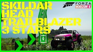 FORZA HORIZON 4 FORTUNE ISLAND Gameplay HOW TO complete SKILDAR HEAD trailblazer 3 STARS