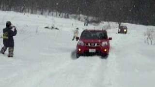 Ｔ３１エクストレイルＧＴ　雪道ドライブ！