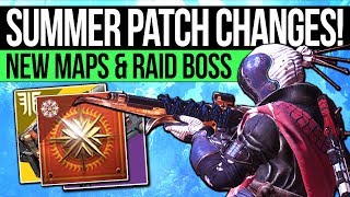 Destiny 2 News | SUMMER PATCH CHANGES! Drop Rate Buffs, Planetary Catalyst, DLC Raid Boss & Siva Den