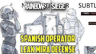 Rainbow Six Spanish Operator Leak? Elena Mira Alverez Del Manzano Defender? Spain Season 5