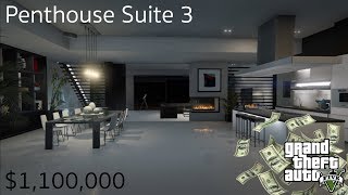 GTA 5 - Penthouse Suite 3 Full House Tour