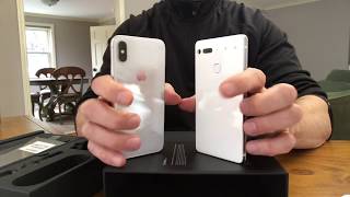 IPhone X vs White Essential Phone Comparison VISUAL ONLY