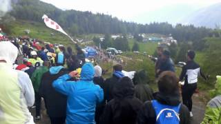 Tifossi en el Mortirolo