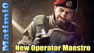 New Operator Maestro - Rainbow Six Siege DLC