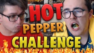 HOT PEPPER CHALLENGE  - Surry e St3pny nelle bedwars