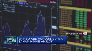 Shinzo Abe Mundur, Bursa Saham Nikkei Anjlok