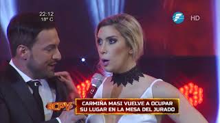 ¡Si señores! ¡Volvió Carmi Masi! ¿Qué pasó en la mesa del jurado?