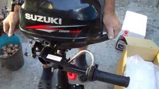 SUZUKI  df2.5s обзор лодочного мотора)