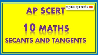 CONCEPTUAL PROBLEM IN TANGENTS AND SECANTS OF A CIRCLE