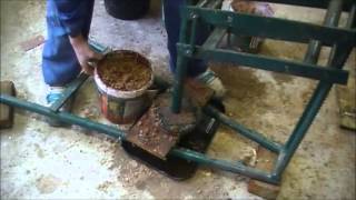 Homemade Sawdust And Paper Log maker + Homeade Throwing Knives