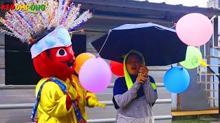 ONDEL ONDEL BIKIN PAYUNG BALON!! - KEPOMPONG BALON - ONDEL ONDEL