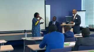 Le Professeur Matungulu MBUYAMU rencontre les Jeunes de YALI du programme Obama
