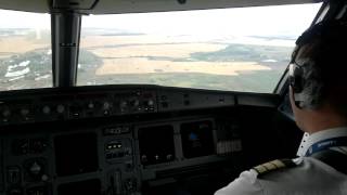 A320 посадка UWKD