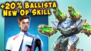NEW +20% Ballista Spectre Skill - KING OF YAMANTAU - War Robots WR