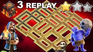 NEW TH10 WAR BASE 2018 Anti Queen Walk | Anti 2 Star With Replay | Anti Bowler | Anti Everything