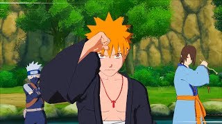 Naruto Ultimate Ninja Storm 3 Full Burst Bleach Kurosaki Ichigo Kimono Naruto Mod Gameplay (PC)