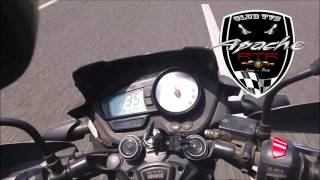 Apache 180 Top Speed a 151 kph
