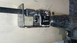Самодельная механическая мини-пила. Mechanical Mini Saw DIY