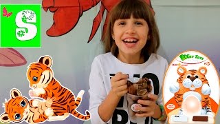 Видео для детей DIY Лепим Тигр Мороженое Ice creamTiger Orange FOR KIDS CHILDREN ДЛЯ ДЕТЕЙ