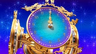 Новогодние Часы. С Новым Годом! Бой часов. Часы бьют 12. Футаж Новогодние Часы