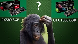 Что выбрать? GTX 1060 или RX 580?