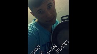 COMO SE LAVAN PLATOS