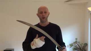Kicks in weapon-based martial arts (eg. sword fighting)