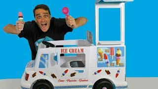 Motorized Ride On Ice Cream Truck  ! || Toy Review || Konas2002