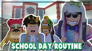 Bloxburg Mother of 3 Children: New School Day Routine! PART 10 (Roblox Roleplay)
