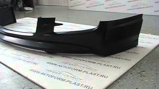 Юбка переднего бампера Mugen Style Honda Civic 4D