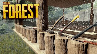 THE UNORTHODOX BUILD | The Forest Hard Survival S4 DAY 8