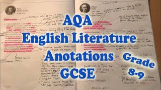 GCSE English Litrature Poems Annotated Grade 9 Analysis
