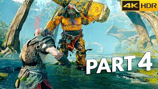God of War Gameplay Walkthrough Part 4 FULL GAME [4K HDR 60FPS] PC Ultra | No Commentary