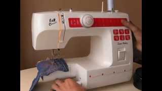 Sewing machine Швейная машина E&R Classic test джинс, кожа.