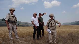 Обеспечение безопасности сбора урожая зерновых в Нагорном Карабахе
