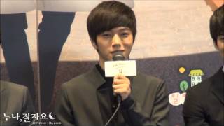 [Fancam] 120926 Myungsoo @ "What is Mom" Sitcom Press Conference