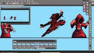 Planet Centauri - How to Pixel Art part 2 : Monk attack animation!