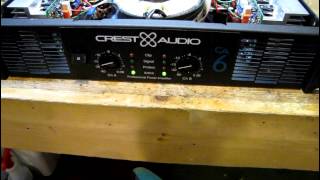 Crest Audio CA6 progress, and other stuff
