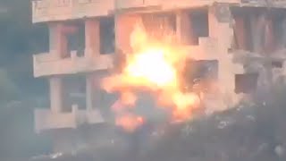 Syria combat footage: Anti-tank missiles vs jihadi infantry in battle for Latakian town (GRAPHIC)