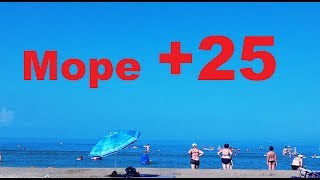 Анапа сегодня море +25