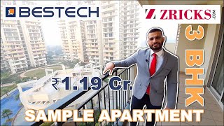 ₹ 1.19 cr ? 3 BHK Luxury Ready-to-move Apartment (1995 sqft) Bestech Park View Sanskruti, Gurgaon