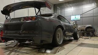 Supra LSA Установка мотора после ребилда + стенд!  740лс и 900 нм. Закончился топливный насос.