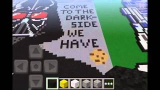 Minecraft PE Star Wars Pixel Art