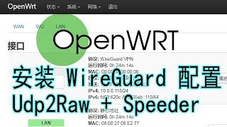 OpenWRT 安装 WireGuard 配置视频教程（上）