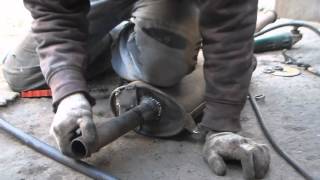 Ремонт(сварка) глушителя Лада 09-ваз.