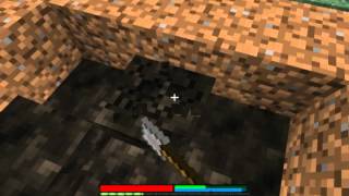 Как добыть уголь и построить печь в terrafirmacraft №1